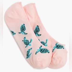 J. Crew Women’s Turtle no-show socks - BZ334 - NWT